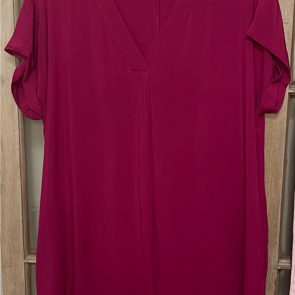 GAP Women's Vibrant Pink Midi Dress